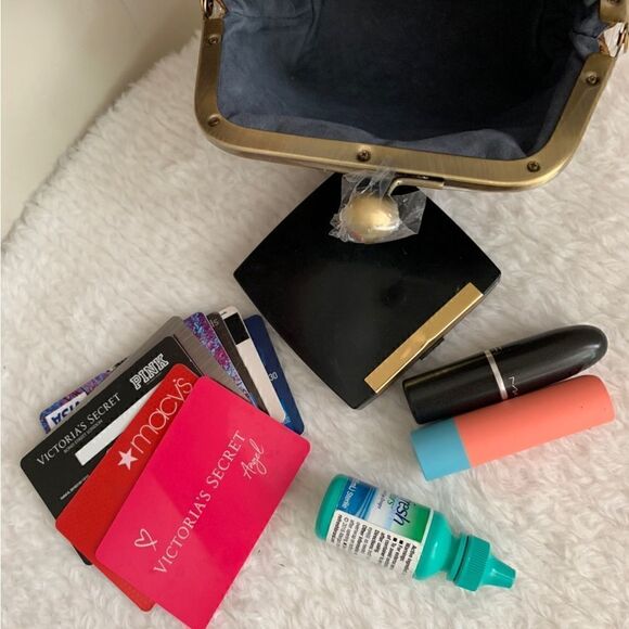 Handmade Genuine Premium Pebble Leather Kisslock Clutch/Wristlet/Evening Bag - Picture 15 of 15